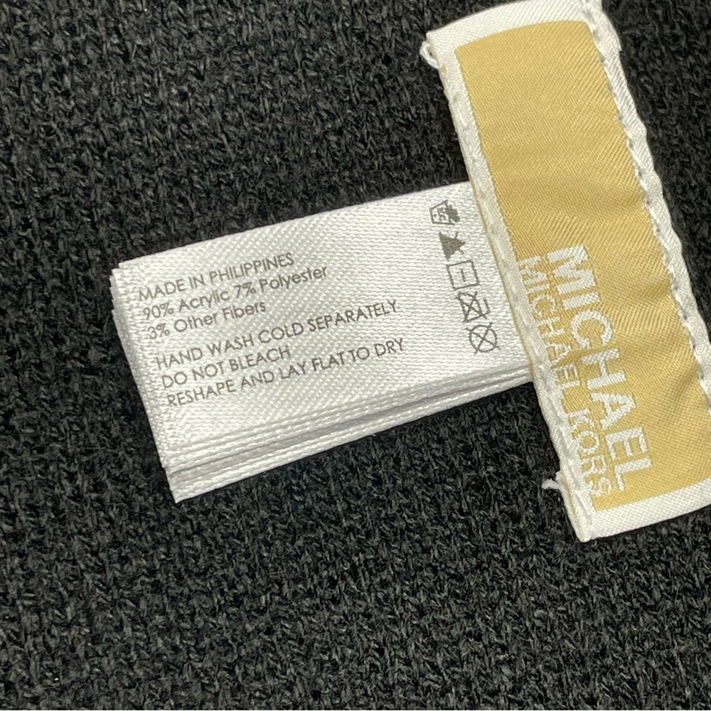 Michael Michael Kors Womens Knit Cuffed Winter Beanie Hat 539330C Black Multi OS - Picture 15 of 16